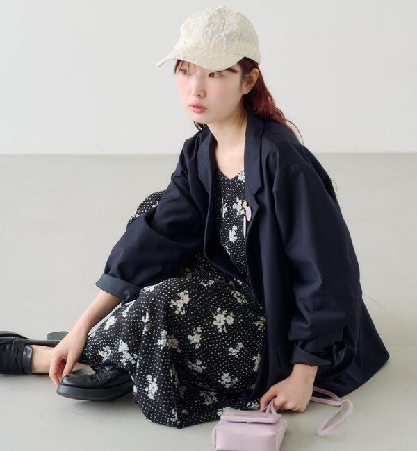  「【バッジ４点SET/ロングシーズン◎】バッジ付きジャケット」|テーラードジャケット|