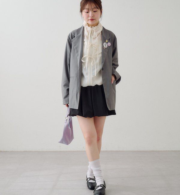  「【バッジ４点SET/ロングシーズン◎】バッジ付きジャケット」|テーラードジャケット|