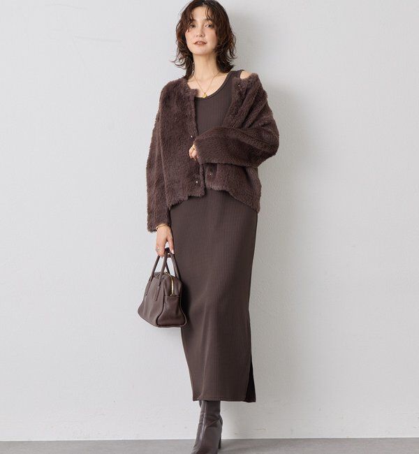  「【マイナス3kg/レビュー高評価☆】2WAYリブタンクワンピース」|ワンピース|