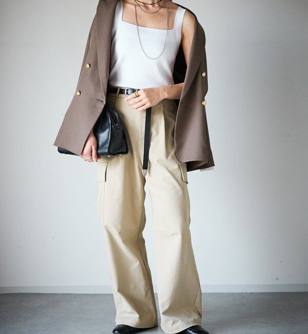  「【アンサンブル対応可】シルク混2wayニットキャミ」|ニット・セーター|