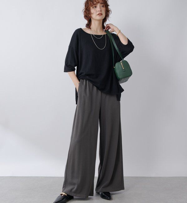  「【MONN.:.(モン)】スウェットワイドパンツ」|その他|