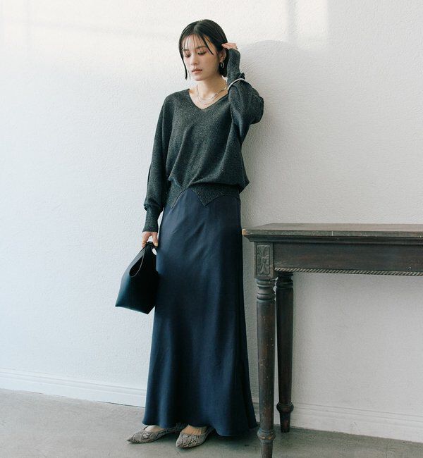  「【エッジの効いた足元に】パイソン柄フラットパンプス」|パンプス|