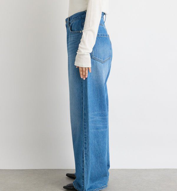  「【MONN.:.(モン)】バギーデニムパンツ」|デニム|