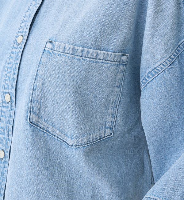  「予約【RIMH（リムエイチ）】ポンチョデニムシャツ」|シャツ・ブラウス|
