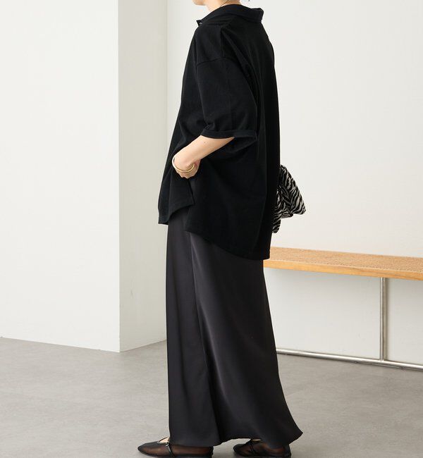  「予約【ストレスフリーな履き心地】バイアスサテンナロースカート」|スカート|