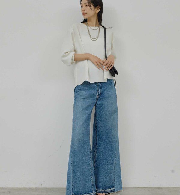  「【新色登場！】バックスリットブラウスT」|シャツ・ブラウス|