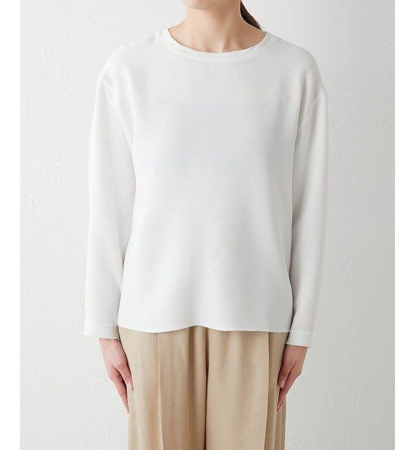  「【新色登場！】バックスリットブラウスT」|シャツ・ブラウス|