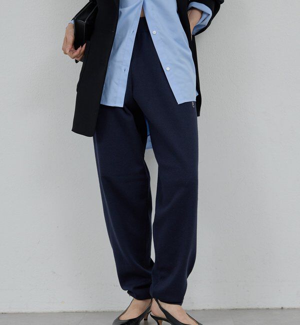  「【WALANCE】シーウール&times;オーガニックコットンニットパンツ/別注」|チノ|