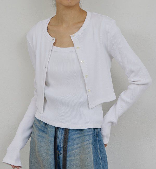  「【PEAS】コットンシルクカーディガン」|Tシャツ・カットソー|