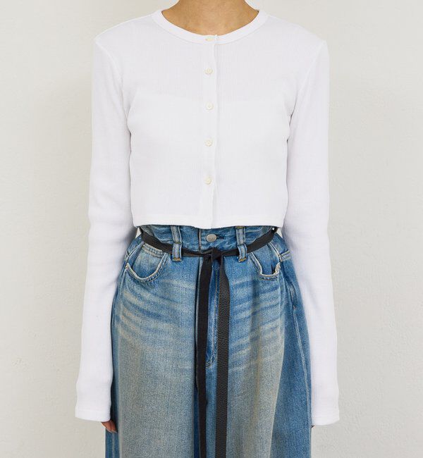  「【PEAS】コットンシルクカーディガン」|Tシャツ・カットソー|