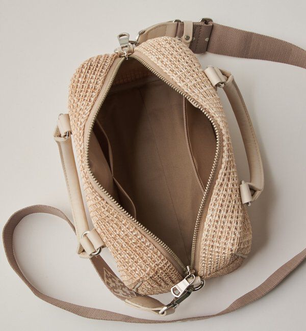  「ナイロンラフィアミニボストンバッグ」|ボストンバッグ|