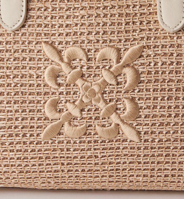  「ナイロンラフィアミニボストンバッグ」|ボストンバッグ|