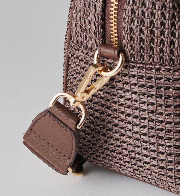  「ナイロンラフィアミニボストンバッグ」|ボストンバッグ|