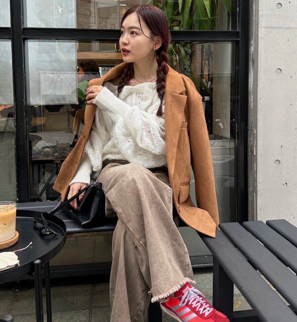  「ウェーブシアーホイップニット」|ニット・セーター|