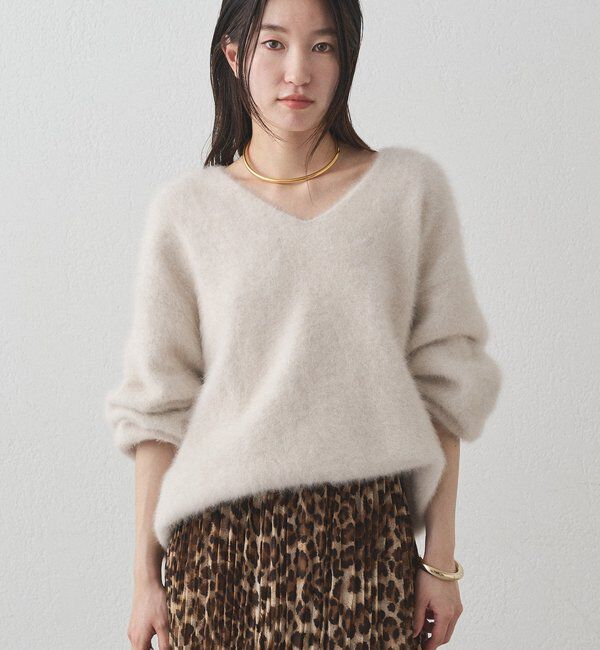  「FURカシミヤVニット」|ニット・セーター|