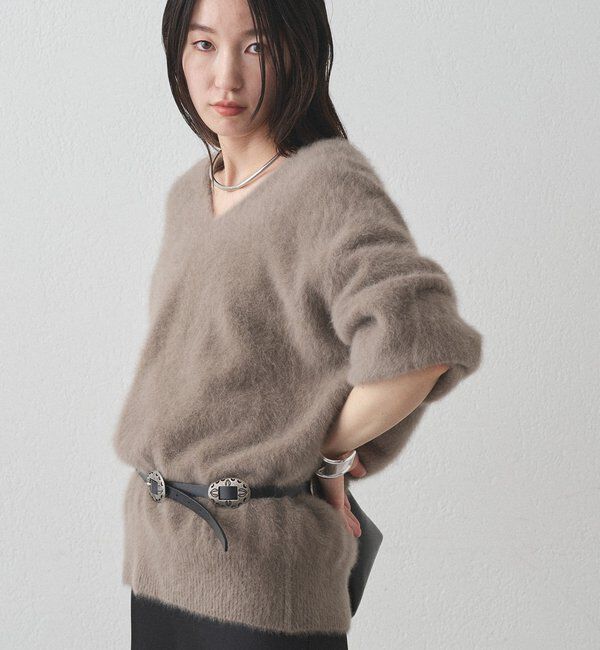  「FURカシミヤVニット」|ニット・セーター|