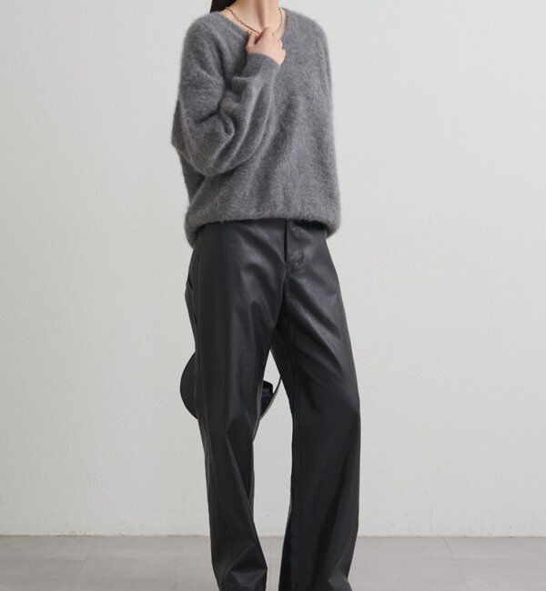  「FURカシミヤVニット」|ニット・セーター|