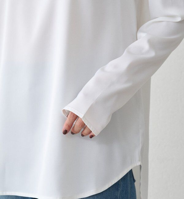  「サテンロンTブラウス」|シャツ・ブラウス|