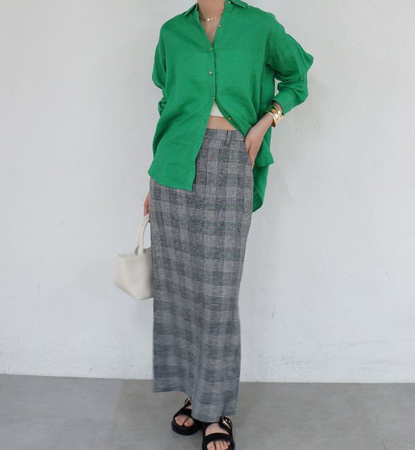  「リネンバックタイシャツ」|シャツ・ブラウス|