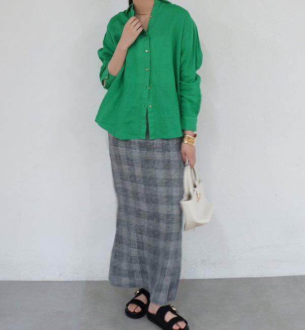  「リネンバックタイシャツ」|シャツ・ブラウス|