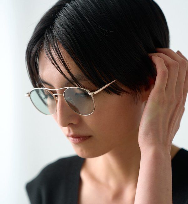  「【GALENA/ガレナ】ダブルブリッジボストンサングラス」|サングラス|