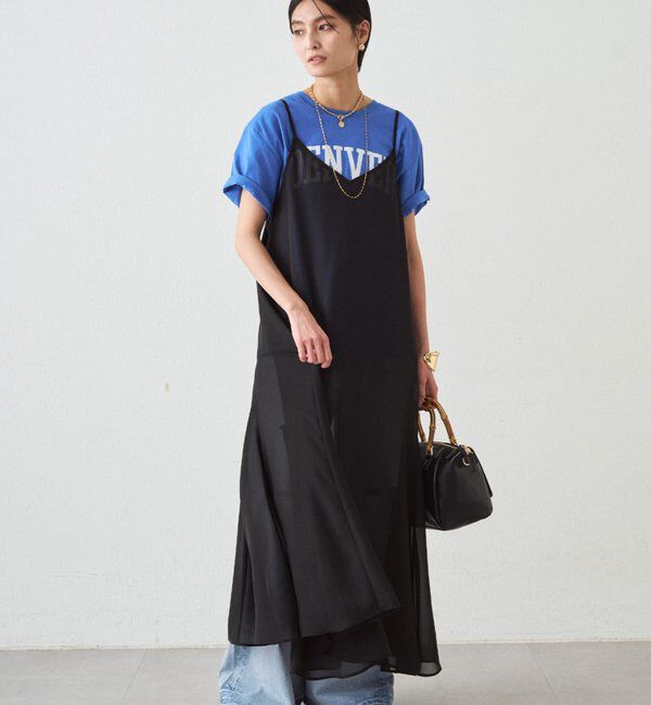  「シアーキャミワンピース」|ワンピース|