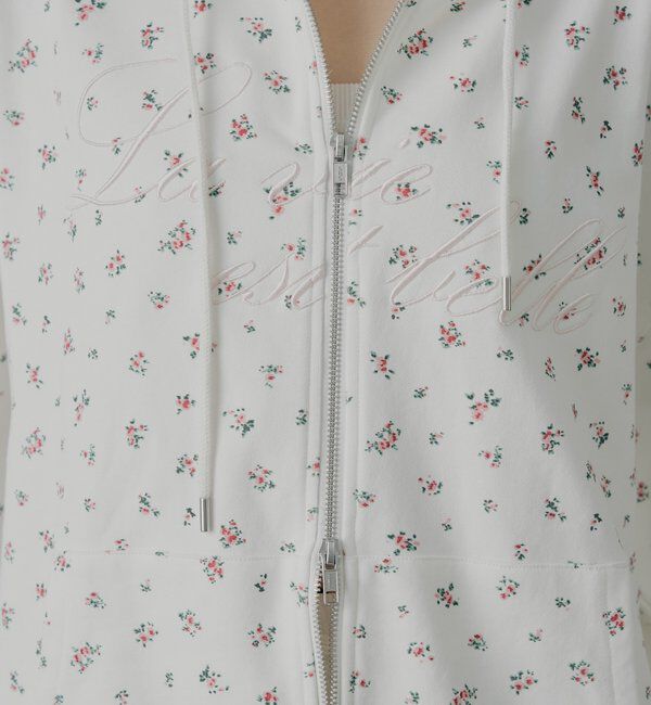  「花柄ルーズパーカー」|パーカー|