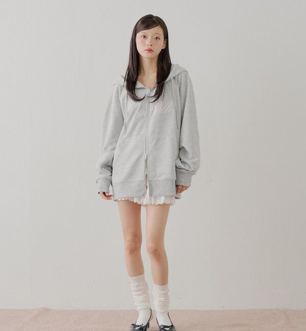  「花柄ルーズパーカー」|パーカー|