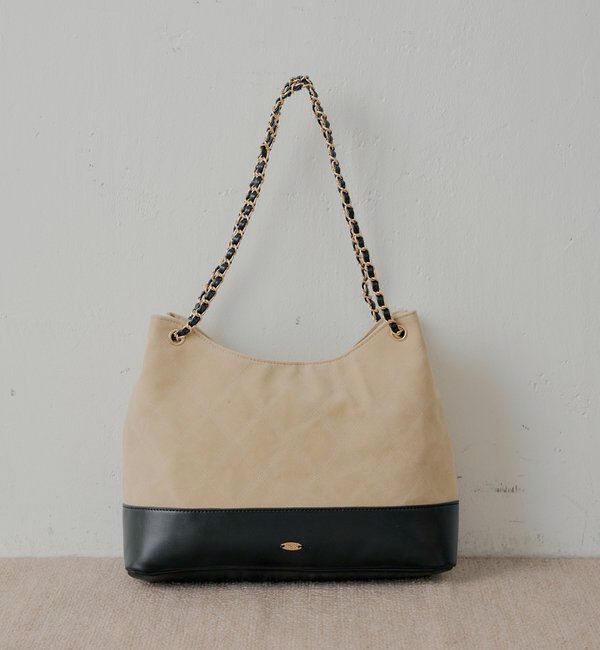  「チェーンショルダーバッグ」|ショルダー・メッセンジャー|ベージュ