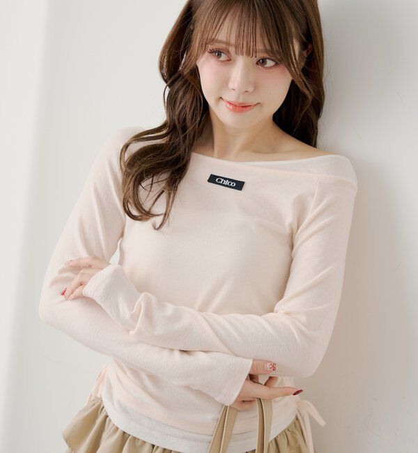  「ワンショルレイヤードTシャツ」|Tシャツ・カットソー|