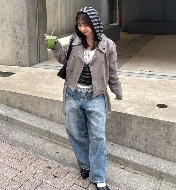  「アイレットショートPジャケット」|ブルゾン・スタジャン|