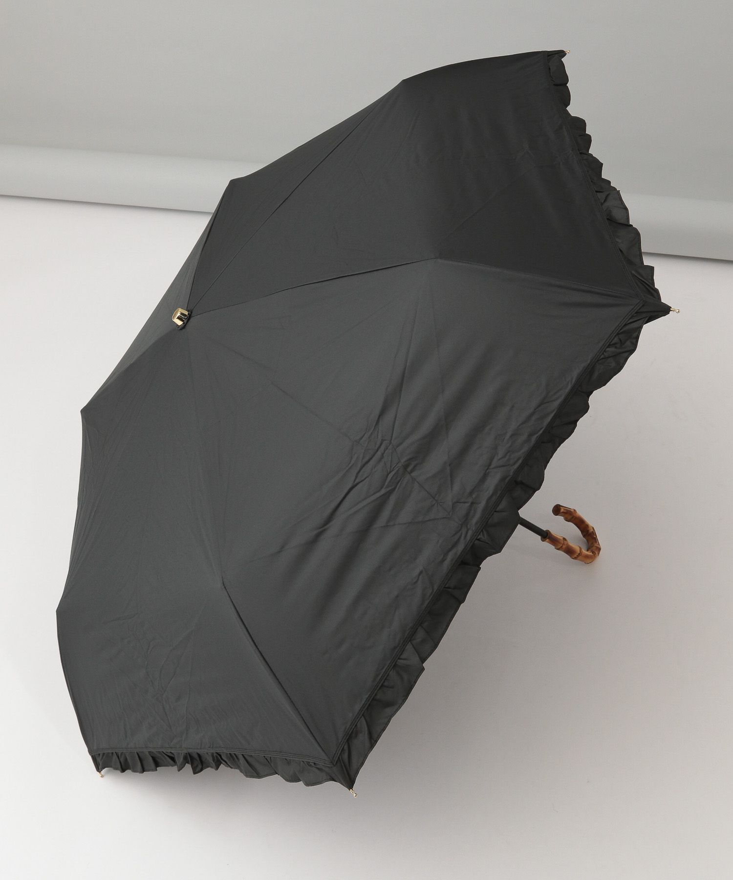 A part by 「【UVカット・遮光率99.99%以上、晴雨兼用】バンブーフリルオリタタミカサ」|傘|