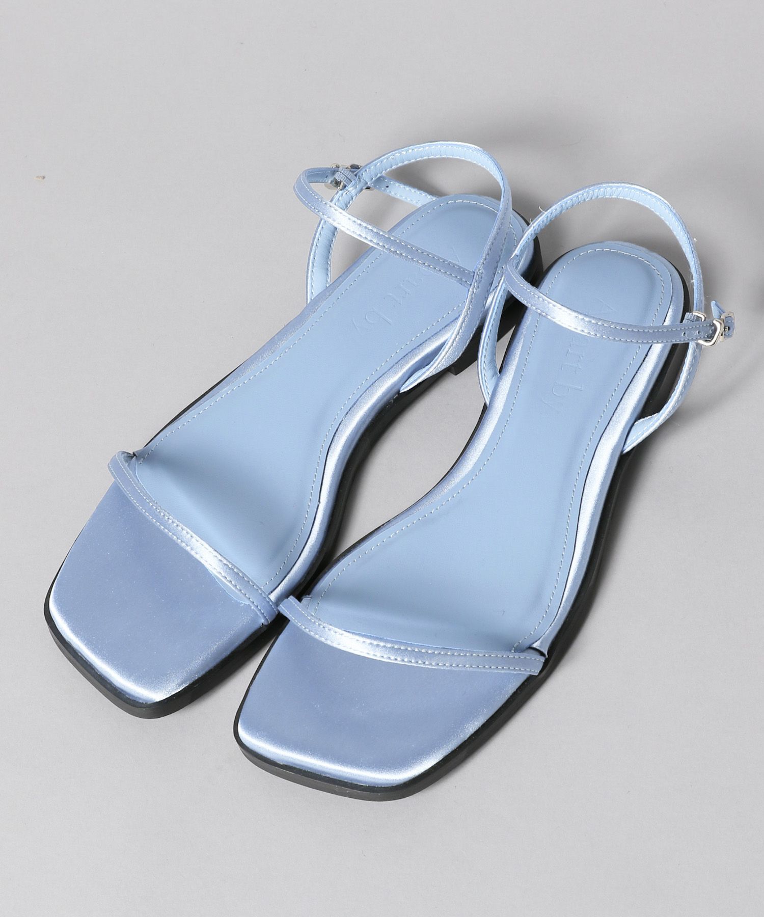 A part by 「サテンナローフラットサンダル」|サンダル|