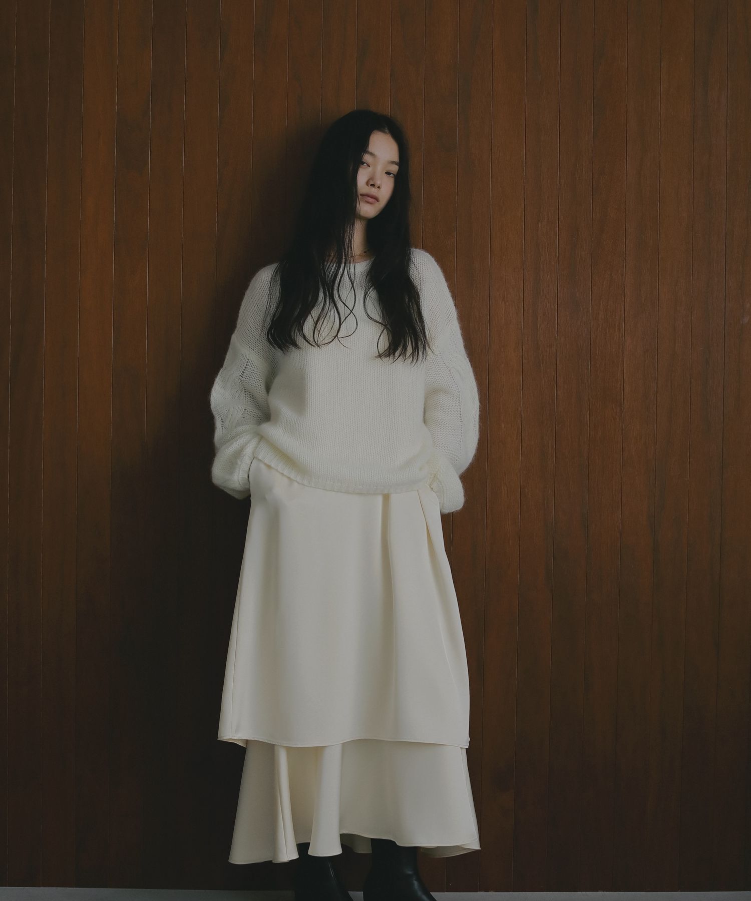 A part by 「モヘアケーブルニットプルオーバー」|ニット・セーター|