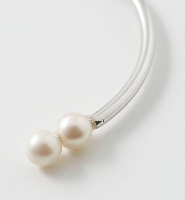 collex「【dignif】【金属アレルギー対応】ツインパールバングル」|ブレスレット・バングル|