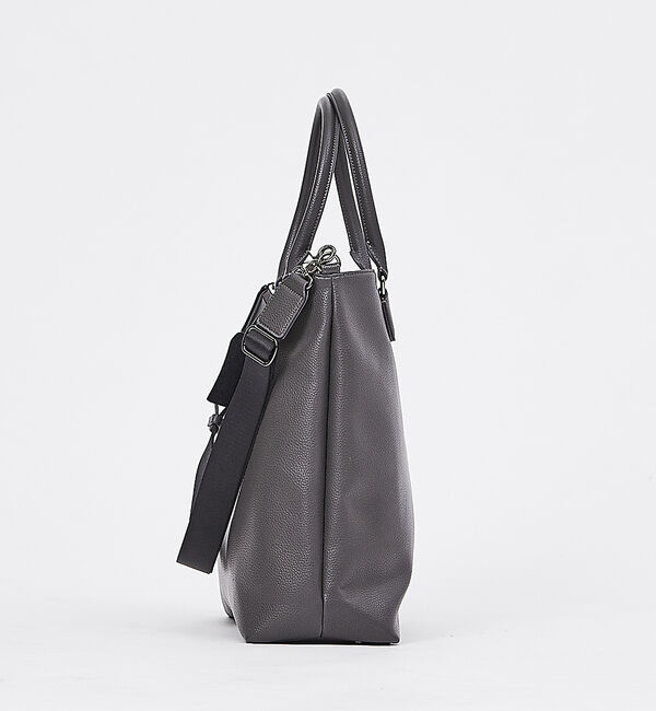 ABAHOUSE「【WEB別注】シボレザー 縦型 2WAY トートバッグ」|トートバッグ|