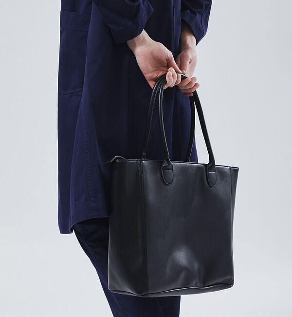 ABAHOUSE「【展開店舗限定】ネオレザー トートバッグ」|トートバッグ|ブラック
