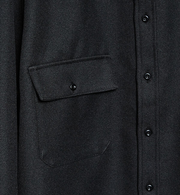 ABAHOUSE「バンドカラー シャツ ブルゾン」|シャツ・ブラウス|