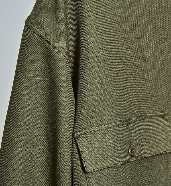 ABAHOUSE「バンドカラー シャツ ブルゾン」|シャツ・ブラウス|