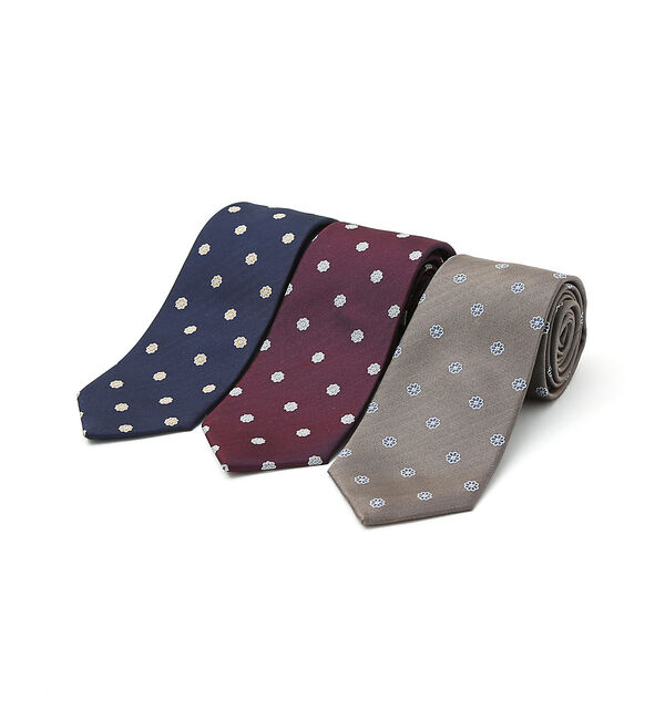 ABAHOUSE「【小紋柄】MADE IN JAPAN/シルクタイ/ネクタイ」|ネクタイ・蝶ネクタイ|