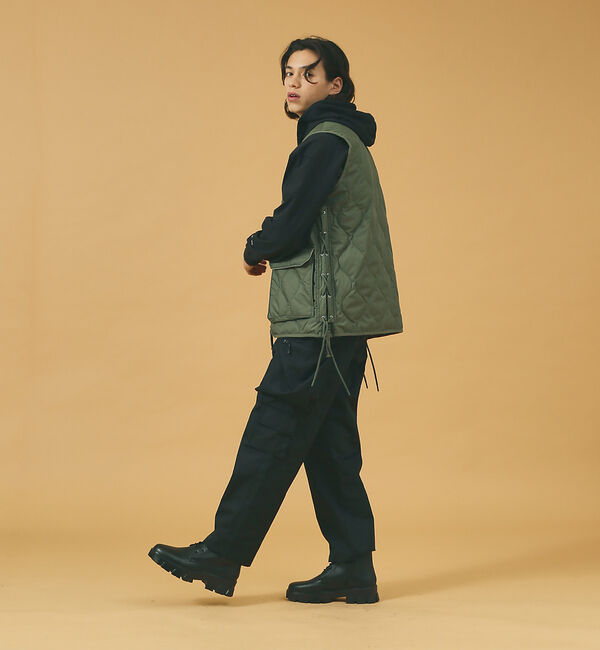 ABAHOUSE「【WEB限定】サイドゴア / サイドジップ /レースアップ / ブラックネオレサ」|ショートブーツ|