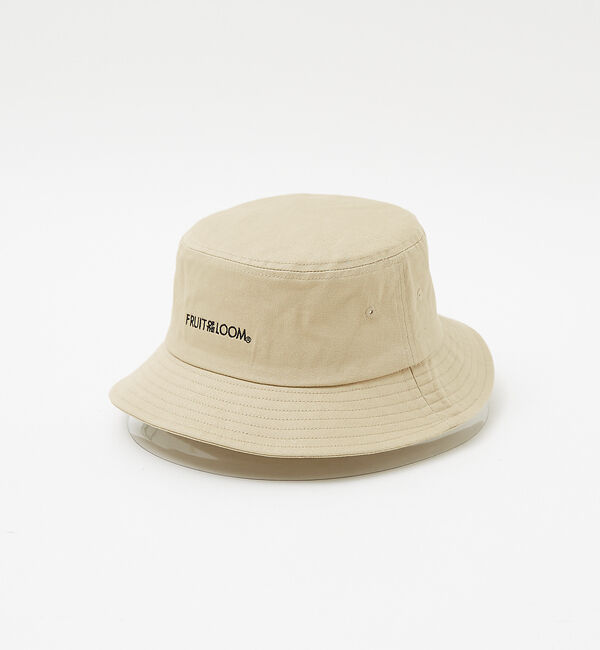 ABAHOUSE「【FRUIT OF THE LOOM】フロントロゴ刺繍 ツイル バケット ハット」|その他|