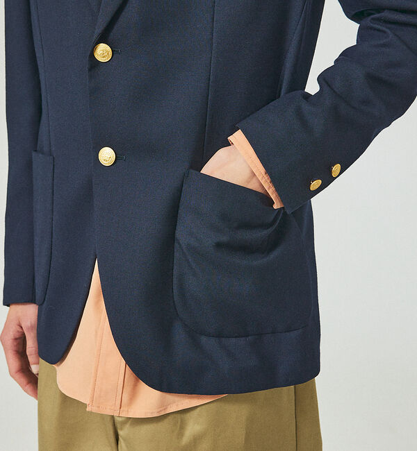 ABAHOUSE「【40周年】T/Wツイル ネイビーブレザー」|その他|