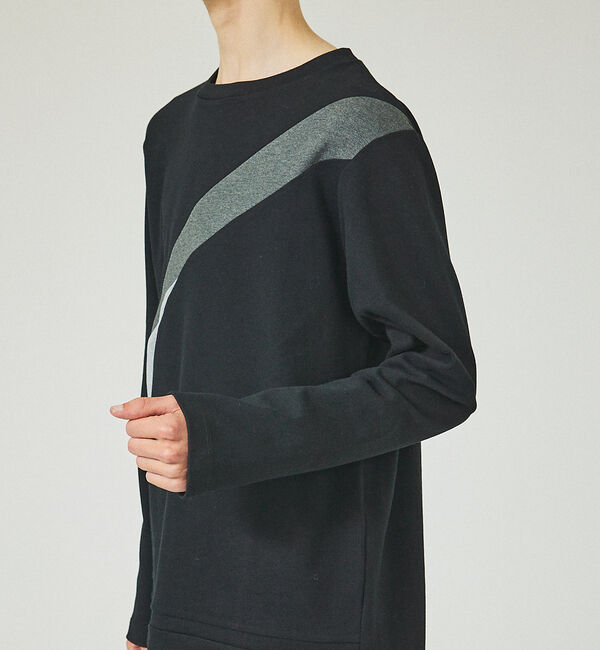 ABAHOUSE「【バイアスライン】配色切り替え ポンチ 長袖Tシャツ」|Tシャツ・カットソー|