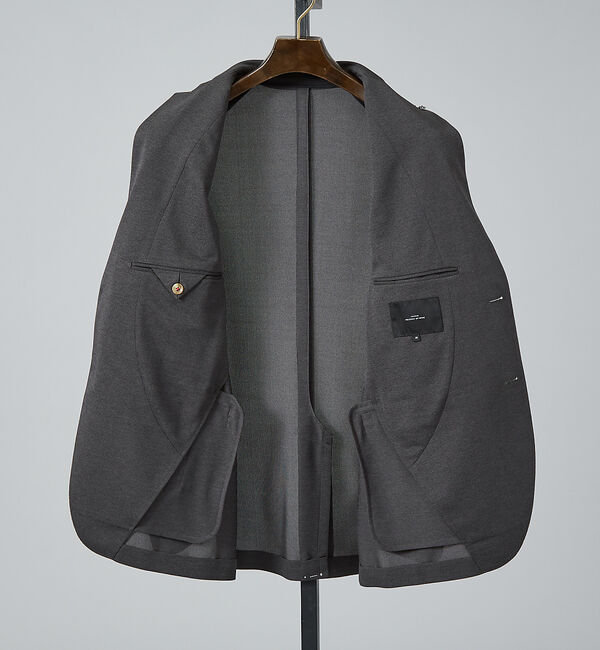 ABAHOUSE「【セットアップ対応/FLEX JACKET】Breeze cool カノコ ジャ」|テーラードジャケット|
