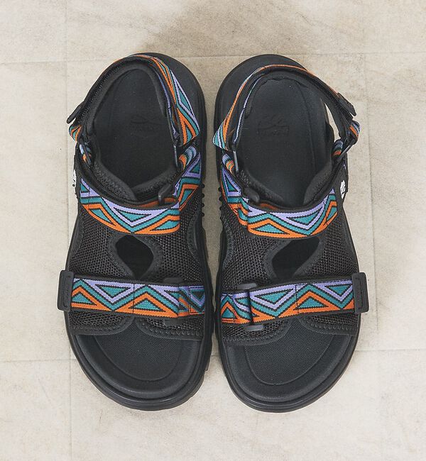 ABAHOUSE「【SHAKA / シャカ】2026春夏 SK-239 / CHILL OUT E」|サンダル|ブラック系その他1