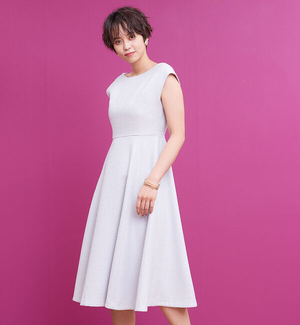 Rouge vif「ツィードフィット&フレアワンピース」|ワンピース|