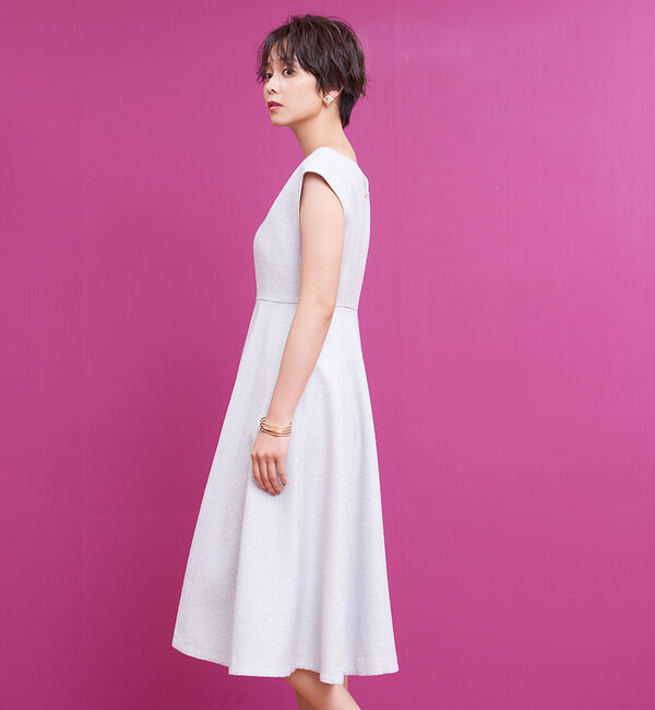 Rouge vif「ツィードフィット&フレアワンピース」|ワンピース|