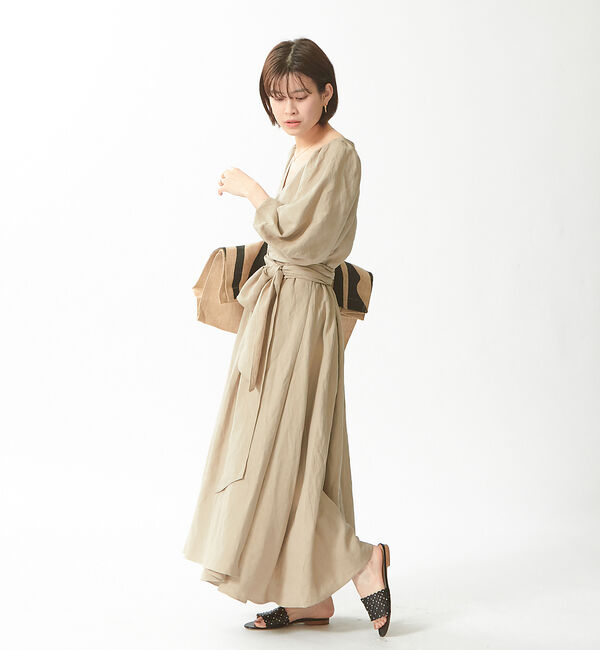 Rouge vif「3WAYリネンワンピース」|ワンピース|