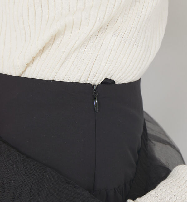 Rouge vif「4WAYチュールコンビスカート」|スカート|